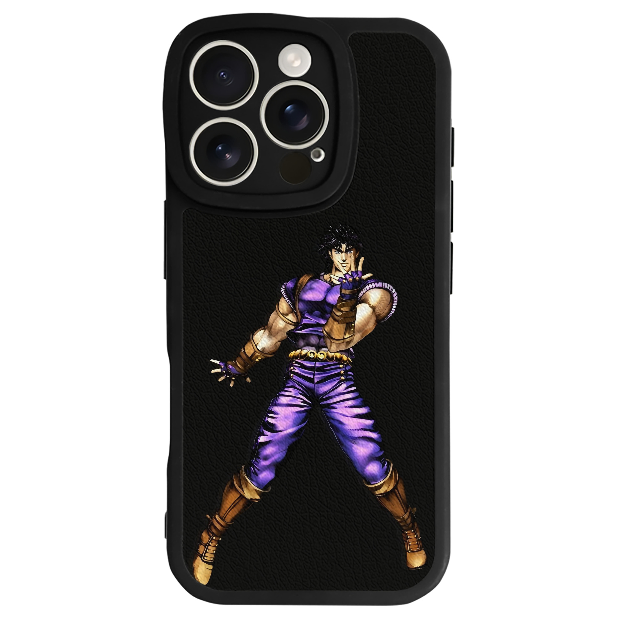 （画像用） ジョジョの奇妙な冒険 /ジョナサン?ジョースター JoJo's Bizarre Adventure Jonathan Joestar 【iPhone 16シリーズ対応】シリコンスマホケース（レザー調） 材質：シリコン